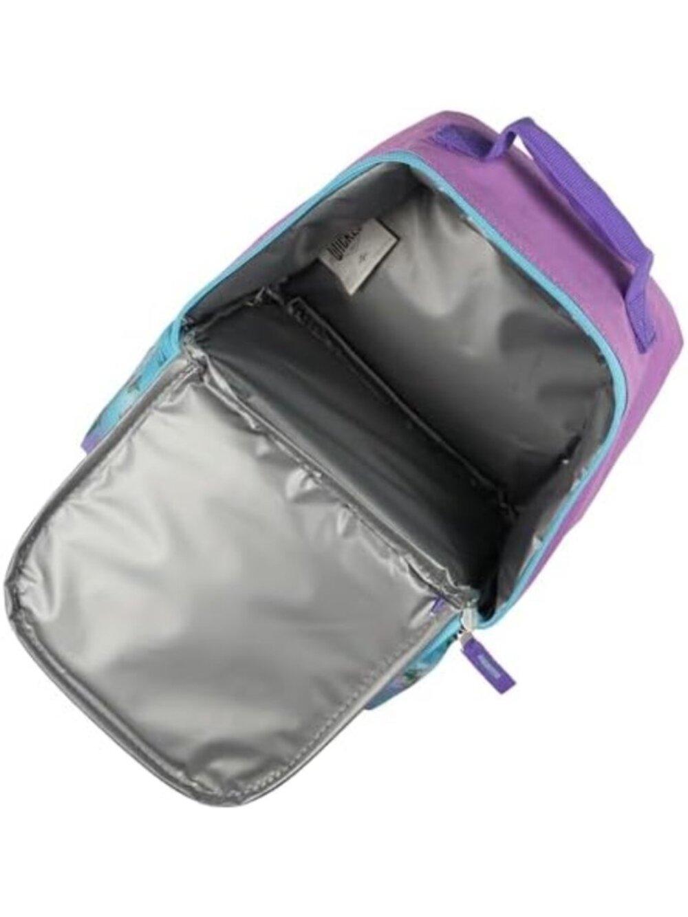 Insulated Dual Compartment Tote Bag - Glinda & Elphaba Design, 9" Lunch Box - Picture 4 of 7